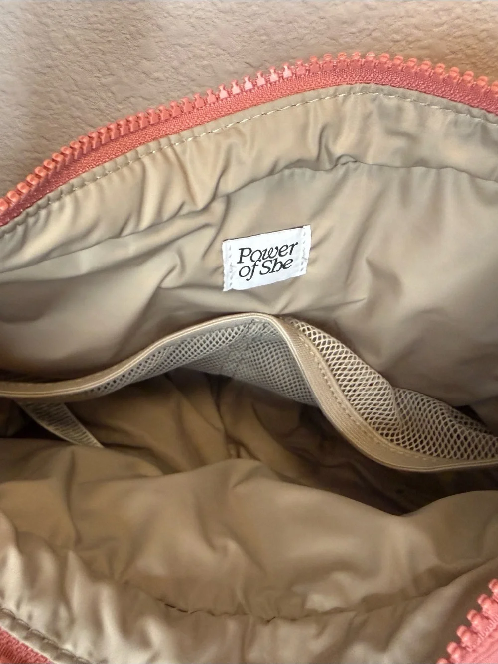 Athleta Dusty Rose Padded Sling Shoulder Bag